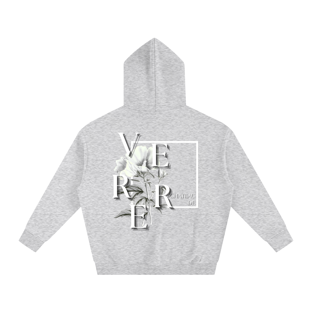 Flower Oversized Fleeced Hoodie